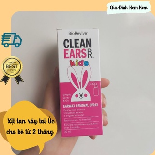 Xịt tan ráy tai Cleanears Úc