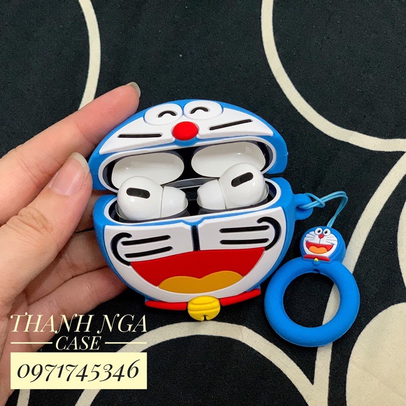 Case Airpods 1/2/Pro doraemon doremon cười