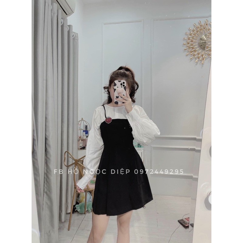 SET ÁO CỔ TRÒN TAG + YẾM A