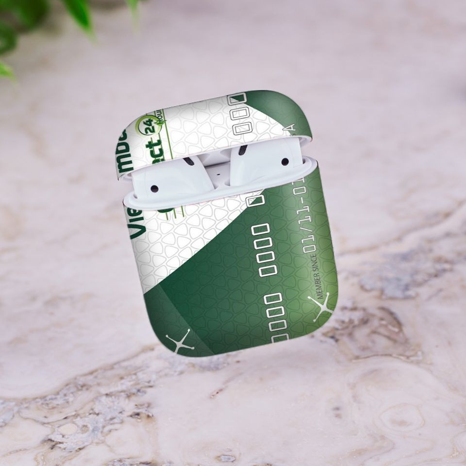Miếng dán skin cho AirPods in hình Thẻ ATM cực độc - tvcb02 (AirPods 1 và 2 và Airpods Pro )