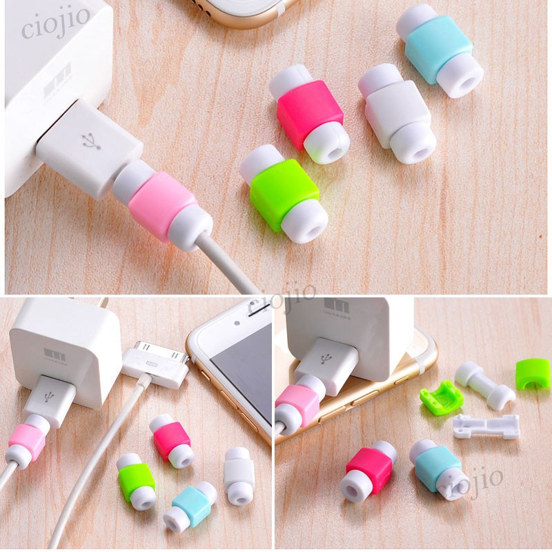 Vỏ bọc bảo vệ dây cáp sạc USB cỡ nhỏ nhiều màu sắc