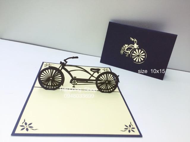 Xe Đạp 2 - Thiệp 3D | BigBuy360 - bigbuy360.vn