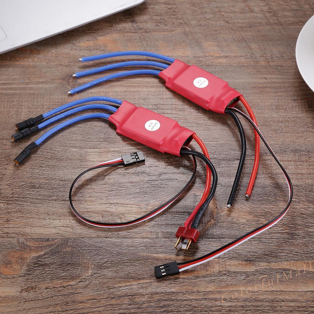 （ColorfulMall）   Mini Brushless ESC Firmware 5V / 3A UBEC Quad Multirotor with Plug