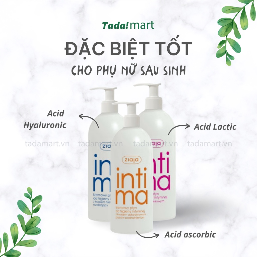 Dung Dịch Vệ Sinh Phụ Nữ Intima ZIAJA Ba Lan 250ml - 500ml