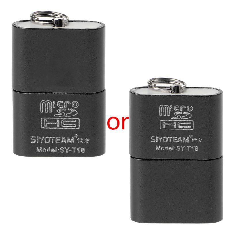 Đầu đọc thẻ nhớ bằng hợp kim nhôm USB 2.0 A Micro SD TF cao cấp