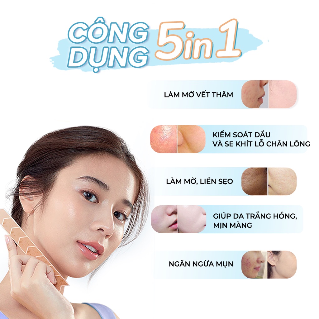 💖Tặng 4 nạ ngủ collagen xịn💖 Serum Mờ Thâm Trắng Da Kiềm Dầu Se Khít Lỗ Chân Lông Oriskin O’vita Light Serum 30ml