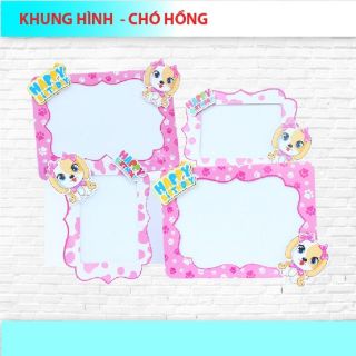 Set 2 khung ảnh để bàn tiệc sinh nhật