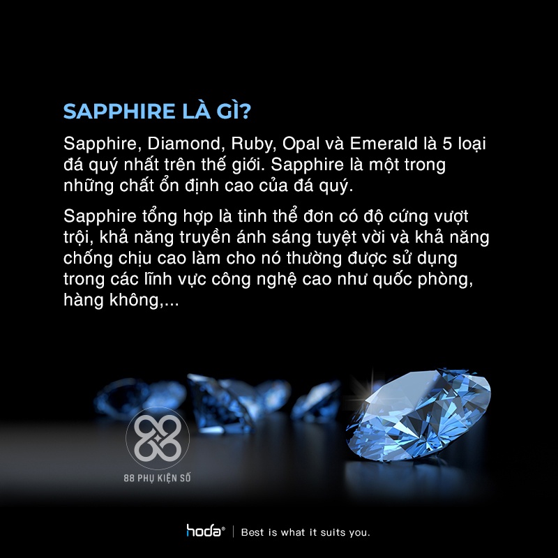 Hoda Sapphire kính cường lực số 1 thế giới
