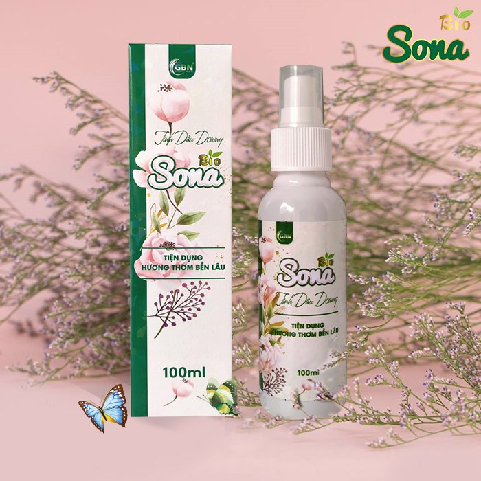 Xả khô quần áo SONA hương Lộc Bắc 100ml xả vải khô xịt thơm quần áo lưu hương lâu làm mềm vải chống ẩm mốc