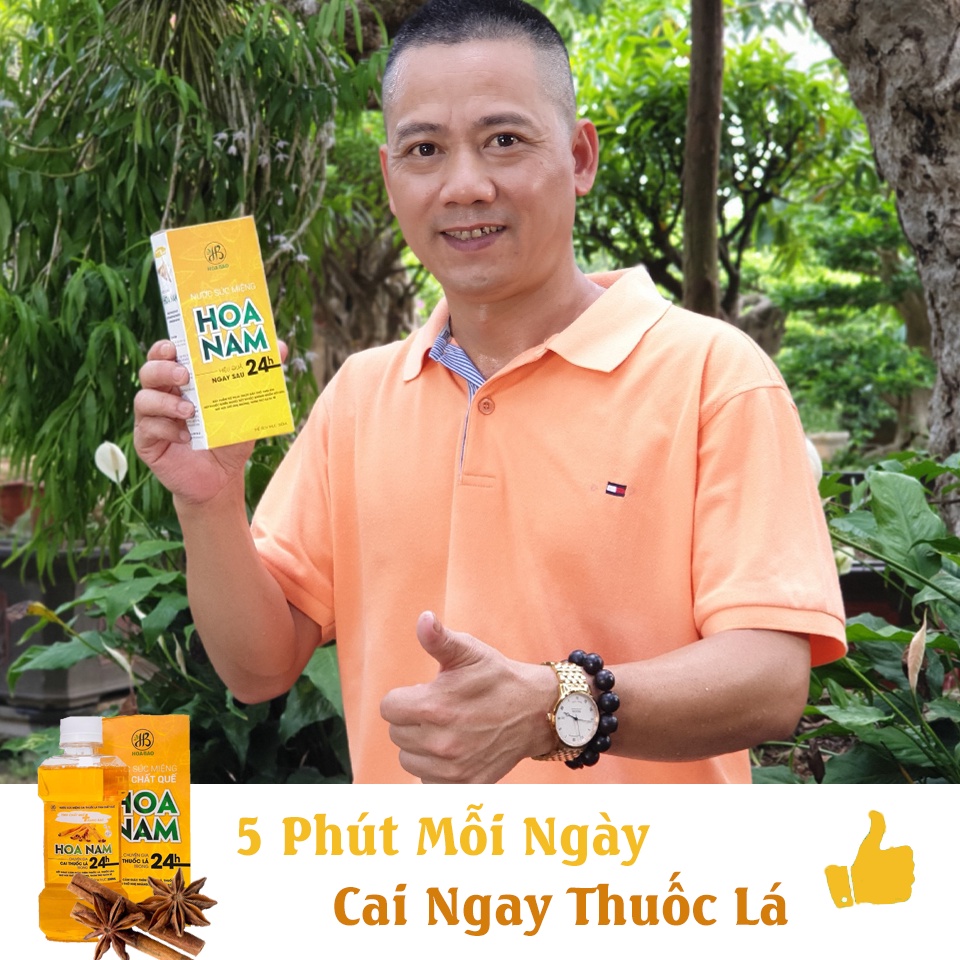 Nước súc miệng CAI THUỐC LÁ HOA NAM - Cai thuốc lá, thuốc lào vĩnh viễn với công nghệ NANO BẠC 4.0