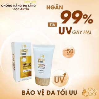 KEM CHỐNG NẮNG CAO CẤP 𝐂𝐎𝐙𝐘 𝐒𝐔𝐍 𝐒𝐂𝐑𝐄𝐄𝐍 SF50+ Bảo vệ da tối ưu