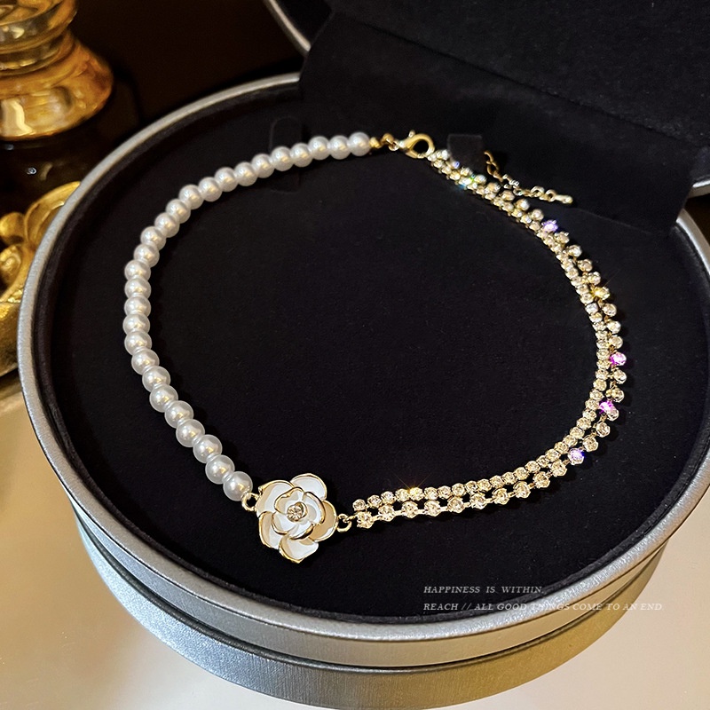 Vòng cổ choker YeYi đính hạt ngọc trai sang trọng dành cho nữ