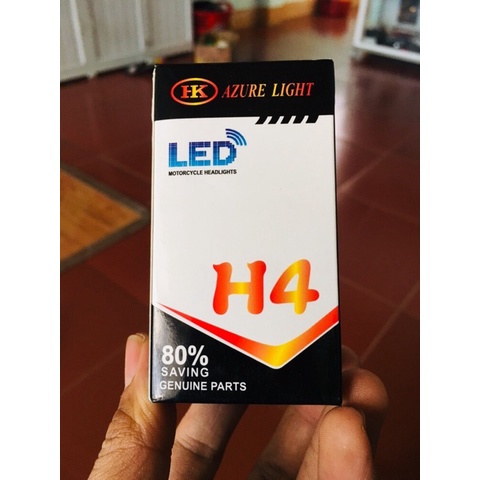 Đèn 7 MÀU chân H4 siêu sáng, Đèn Led gắn cho xe ga xe số, bảo hành 3 THÁNG