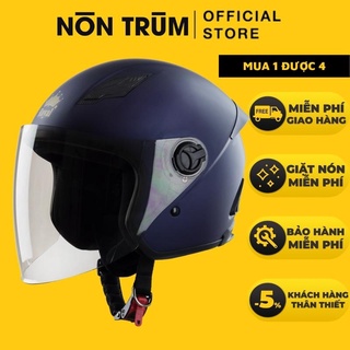 Nón bảo hiểm 3/4 ROYAL M134 xanh mực nhám