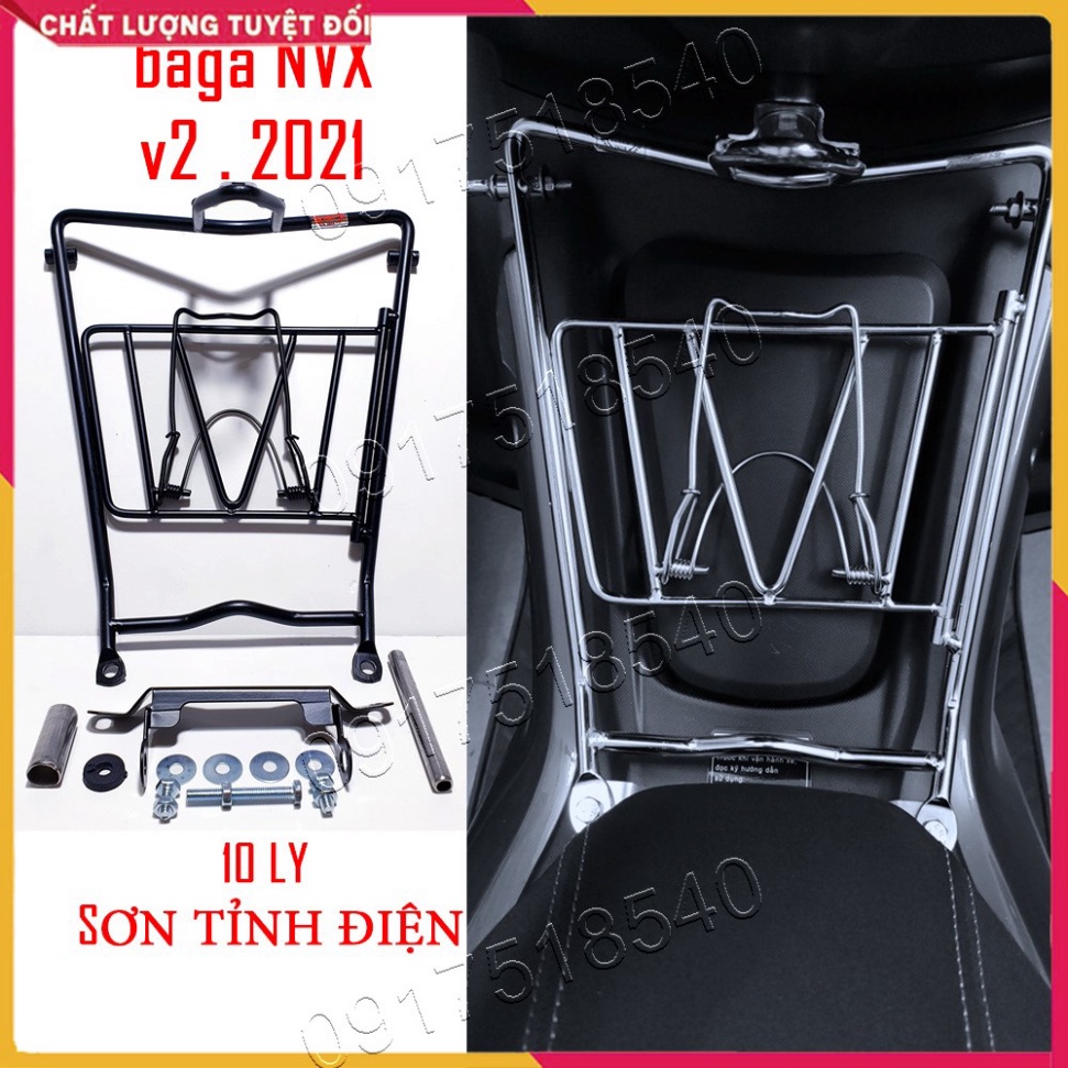 baga NVX 2021 - NVX 2022 V2 10 Ly Sơn Đen Tĩnh Điện Cực Bền Ảnh thật Sp