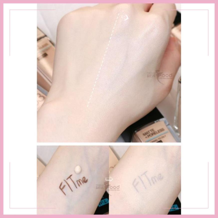 Kem Nền Kiềm Dầu, Cho Lớp Nền Mịn Lì Tự Nhiên Maybelline Fit Me Matte Poreless Foundation SPF22 30ml | BigBuy360 - bigbuy360.vn