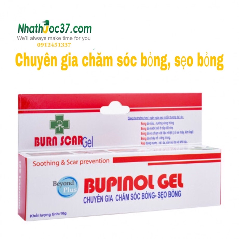 Beyond Plus Bupinol Gel Chuyên gia chăm sóc sẹo bỏng