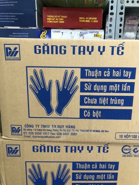 Găng tay y tế Duy hàng