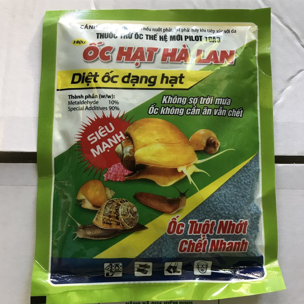 Ốc Hạt Hà Lan - Bả ốc sinh học xử lý Ốc Sên hại Cây Trồng gói 300g