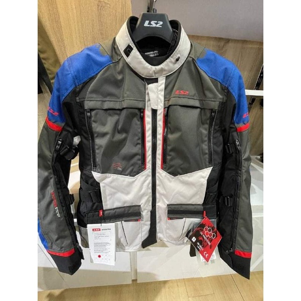 Bộ quần áo giáp TOURING LS2 NORWAY MAN chống nước chính hãng tặng bộ lót giáp