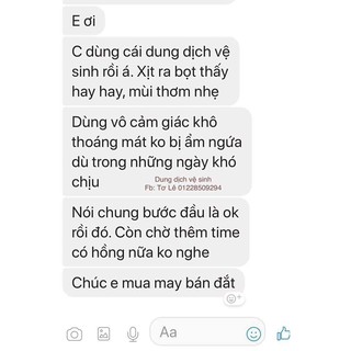 DUNG DỊCH VỆ SINH THẢO MỘC