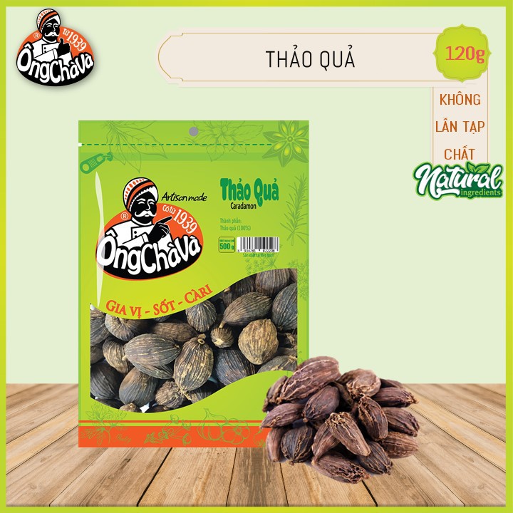 Thảo quả Ông Chà Và 120gr (Cardamom)