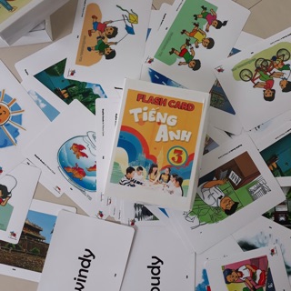 Flashcard A5 2 mặt lớp 3,4,5