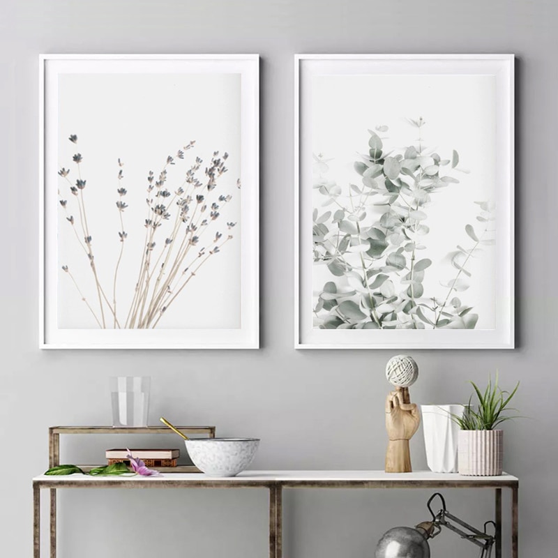 Tranh Treo Tường Trang Trí Hình Hoa Oải Hương