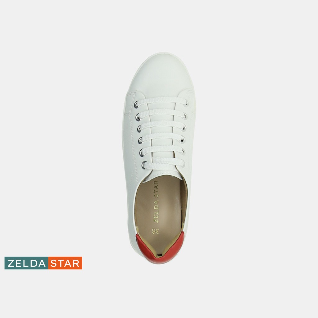 Giày Sneaker Nữ Trắng Zelda Star Phối Màu Viền Gót Phong Cách - BA0331220