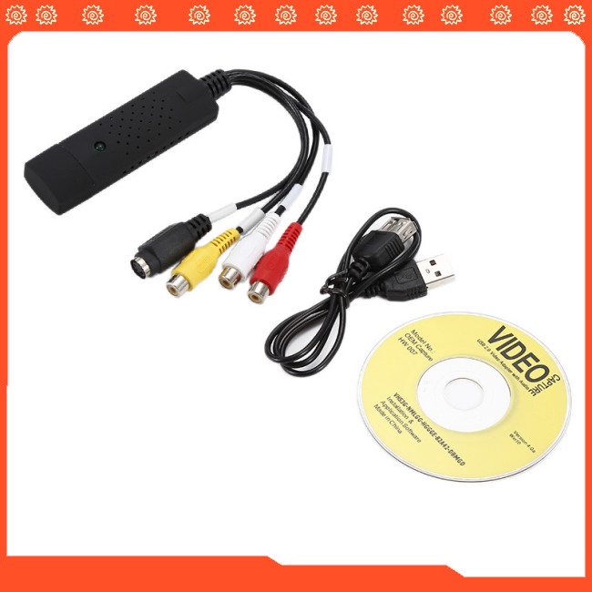 USB VHS to DVD Converter Convert Analog Video to Digital Format Audio Video DVD VHS Record Capture