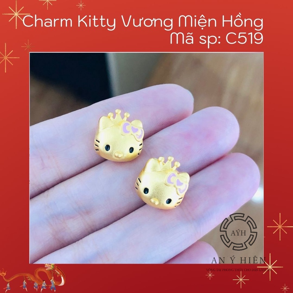 Charm Kitty Vương miện hồng #C519 ( An Ý Hiên)