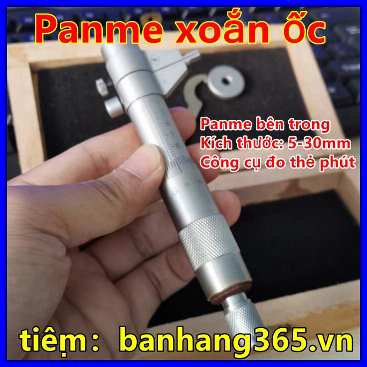 Panme đường kính trong, dụng cụ đo thẻ cm, Panme xoắn ốc, dụng cụ đo 5-30mm