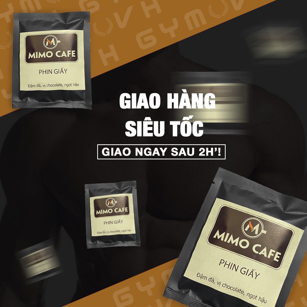 Cà Phê Phin Giấy Túi Lọc Vị Truyền Thống Mimo Cafe - Hỗ Trợ Giảm Cân