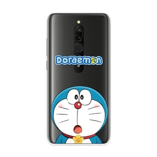 Ốp Lưng Xiaomi Redmi 8 8A Note 8 Pro TPU mềm Case Doraemon Two