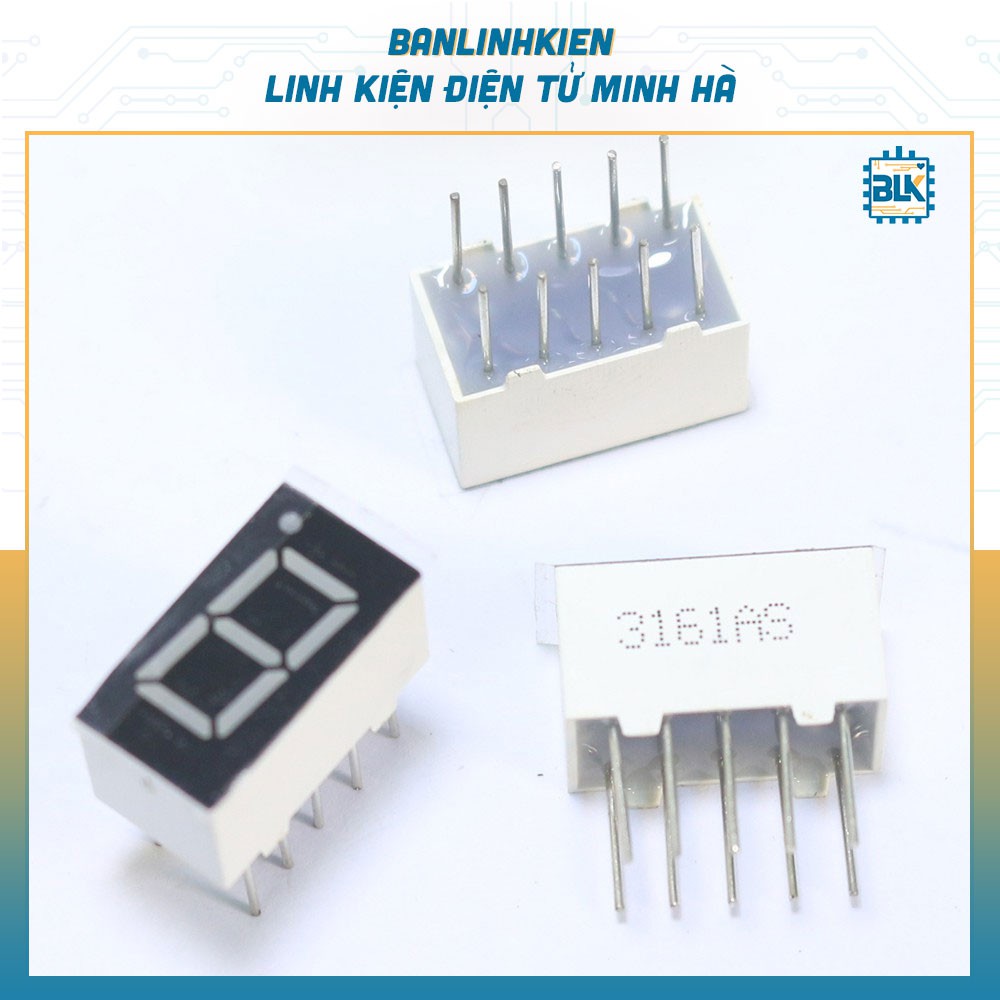 Led Thanh 7 Đoạn 0.36 1 Số Katot Âm Chung