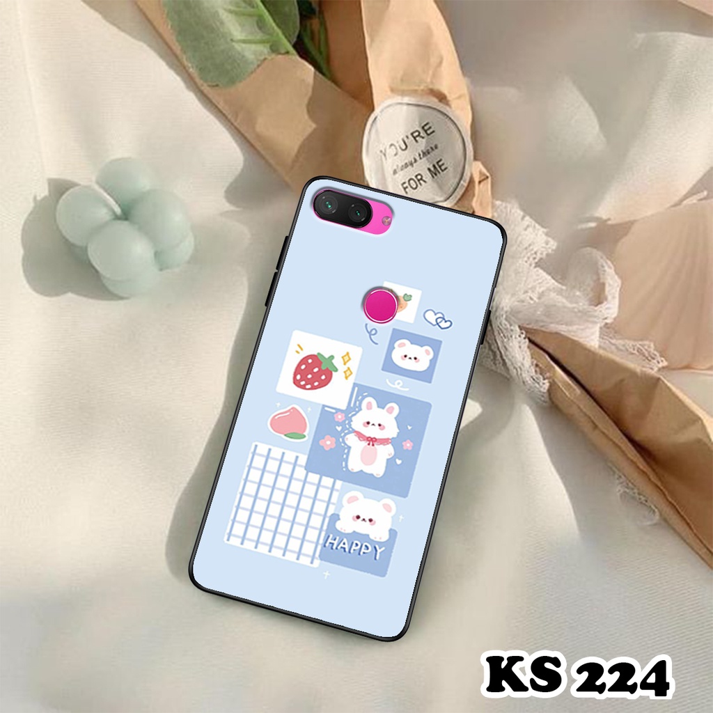 Ốp lưng Xiaomi Mi 8 - Mi 8 Lite - Mi 8 SE - Mi 9 - Mi 9 SE - Ốp in hình thỏ con dễ thương - Lưng nhám Viền TPU cao cấp