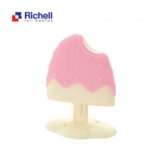 Gặm nướu silicone RICHELL RC22023, ngậm nướu chất liệu an toàn cao cấp cho bé - Monnie Kids