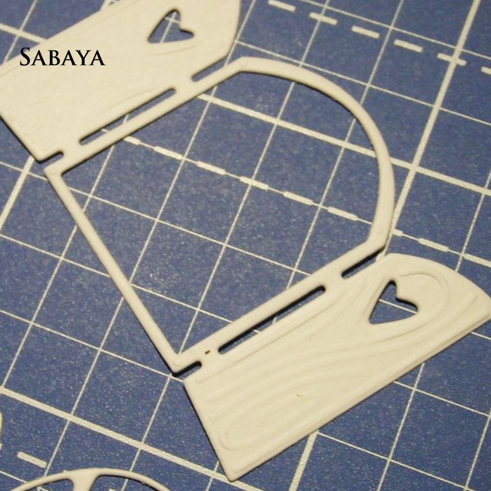 Khuôn Cắt Giấy Làm Từ Kim Loại Hình Chậu Hoa Trang Trí Scrapbook