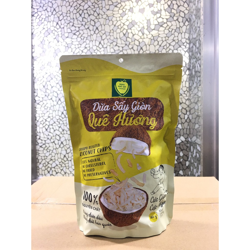 DỪA SẤY GIÒN QUÊ HƯƠNG ĐỊNH PHÚ MỸ -300G