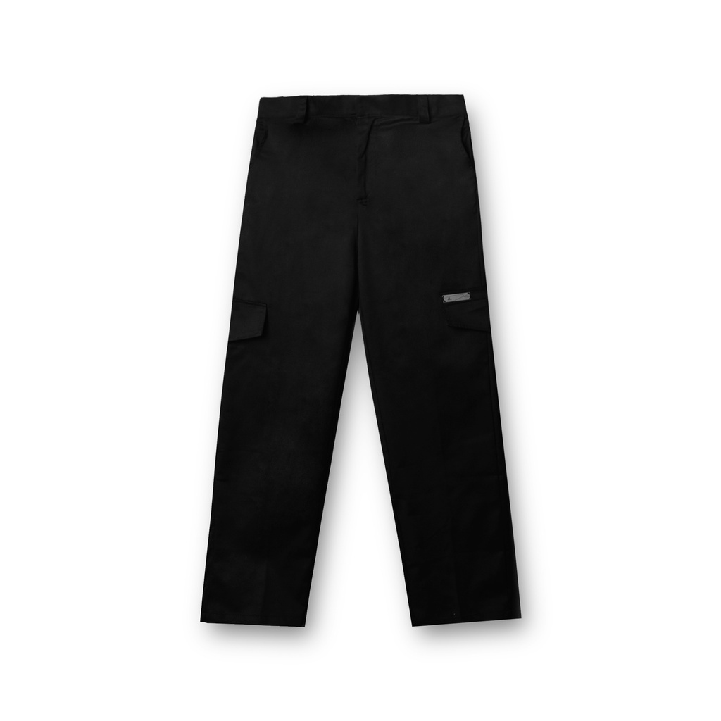 BASIC KAKI PANTS - BLACK / QUẦN KAKI CƠ BẢN ỐNG SUÔNG - ĐEN