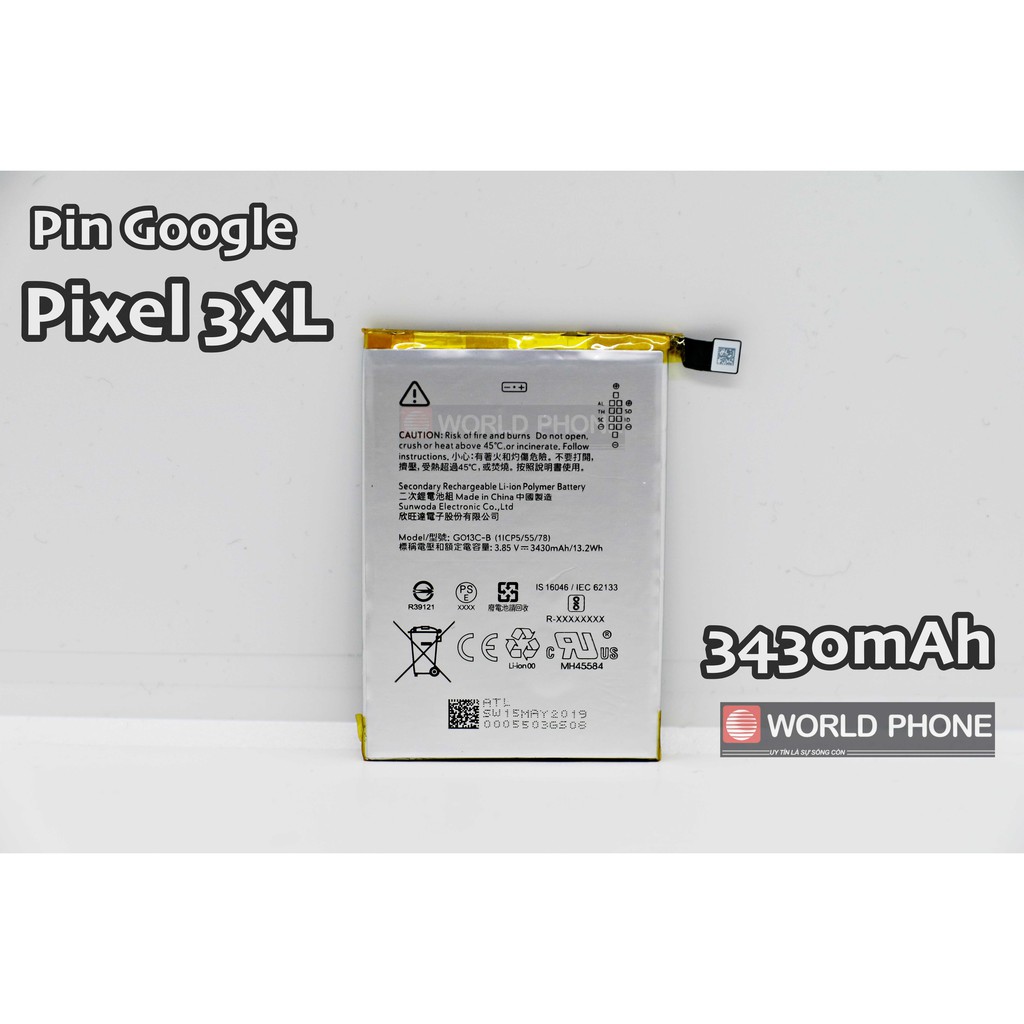 Thay pin Google GG Pixel 3 _ Pixel 3XL , Pin mới Google Pixel 3 , 3 XL