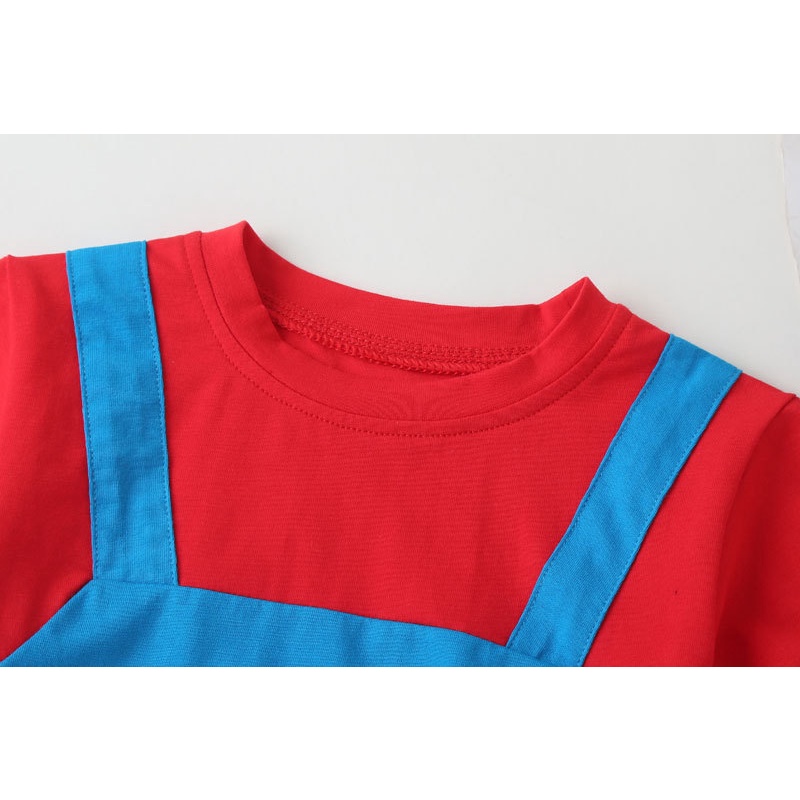 Bộ áo liền quần tay ngắn in họa tiết hoạt hình dễ thương cho bé sơ sinh