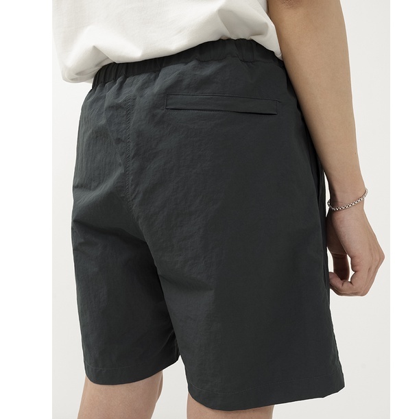 OWL BRAND® LOGO ACTIVE NYLON SHORT - Quần short nam thể thao/ Xám Đậm