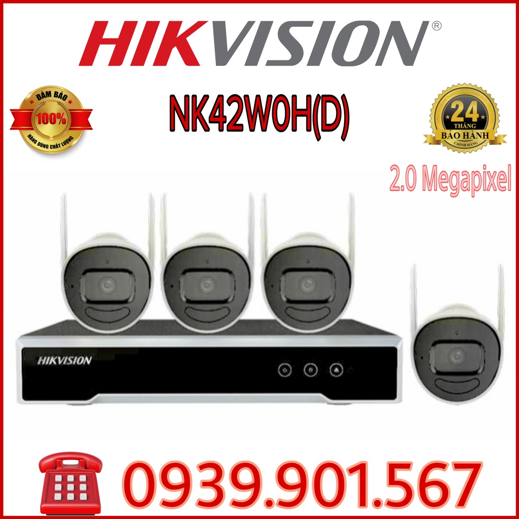 Bộ Kit camera IP Wifi HIKVISION NK42W0H
