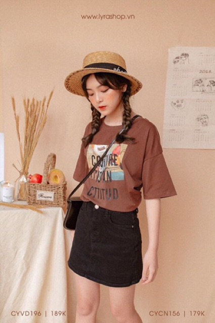 Quần giả váy chữ A hàng Quảng Châu