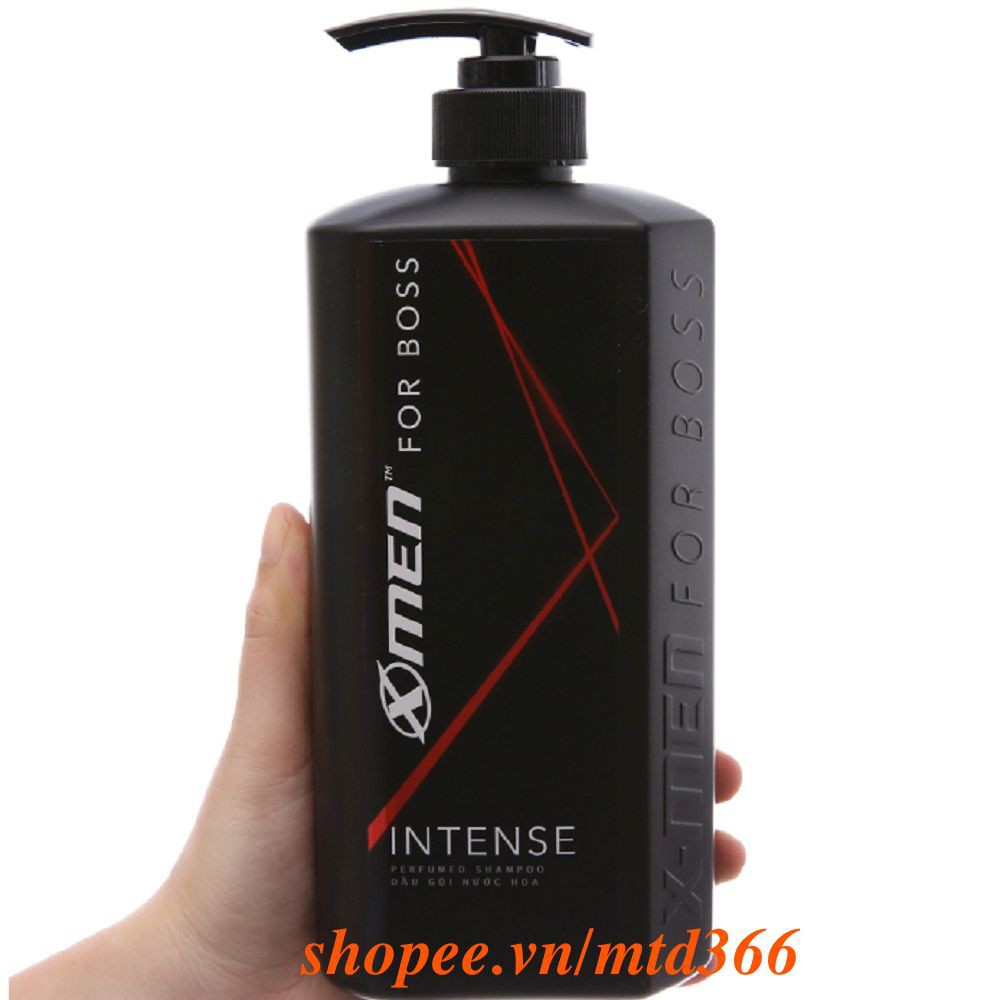 Dầu Gội Đầu 650g X-Men For Boss Intense Hương Nước Hoa Nam Tính