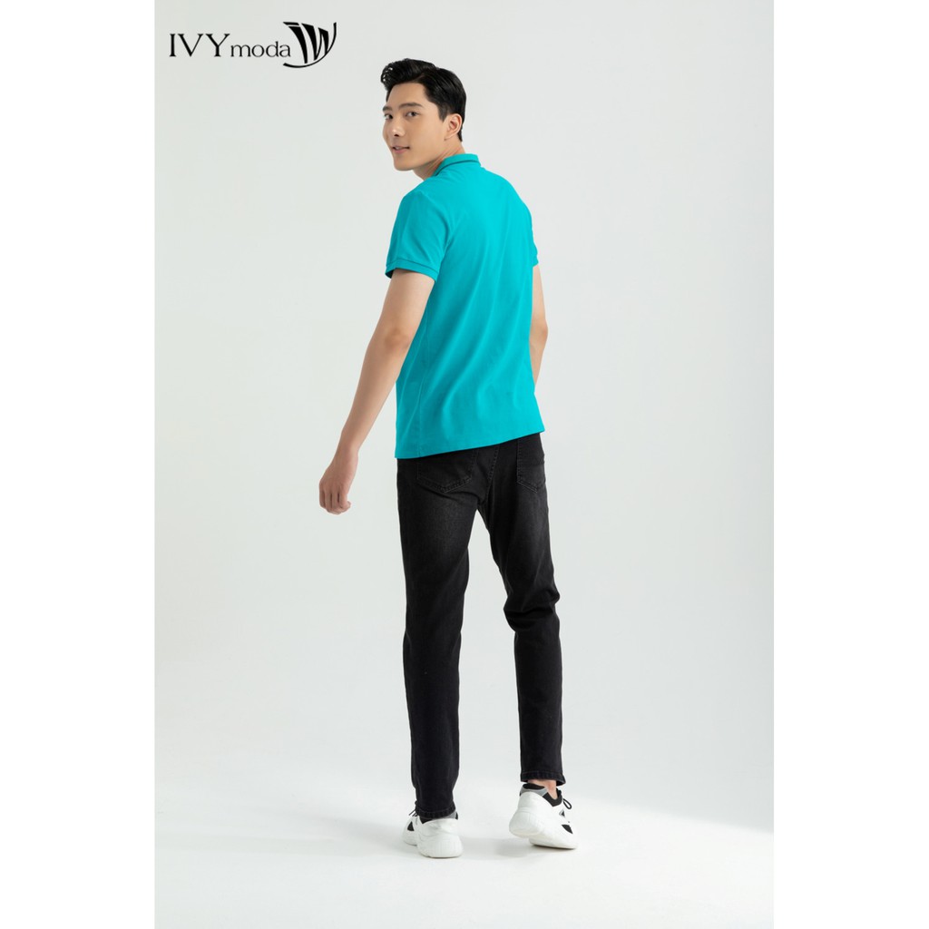[NHẬP WABRTL5 GIẢM 10% TỐI ĐA 50K ĐH 250K ]Áo polo nam viền màu IVY moda MS 57E2998