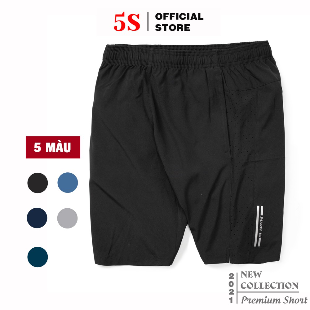 Quần Short Nam 5S (5 màu), Vải Gió Cao Cấp, Chất Liệu Ít Nhăn, Thoáng Mát, Bền Màu (QSG21050)