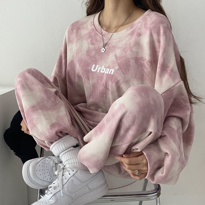 Bộ đồ thể thao cotton dài tay thời trang xuân thu 2023 dành cho nữ