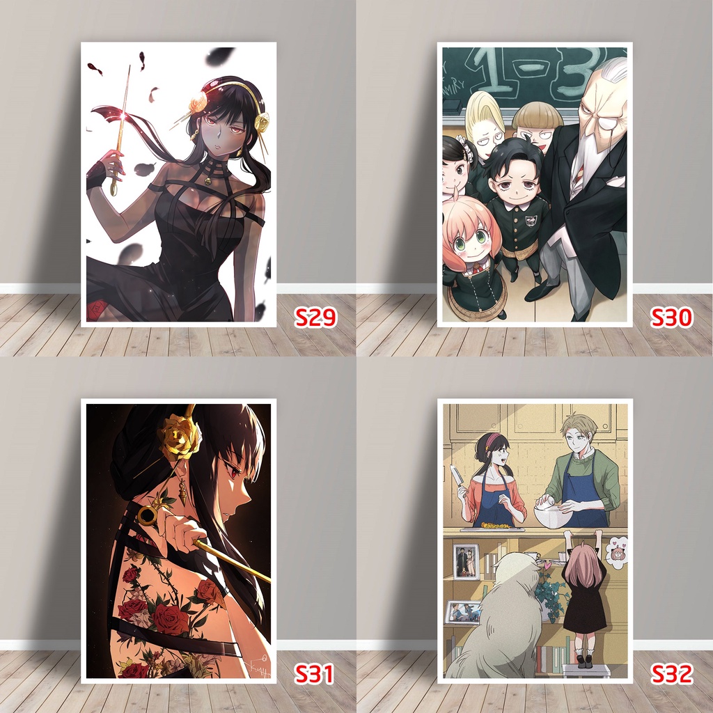 Tấm Postcard Cao Cấp Anime Spy X Family